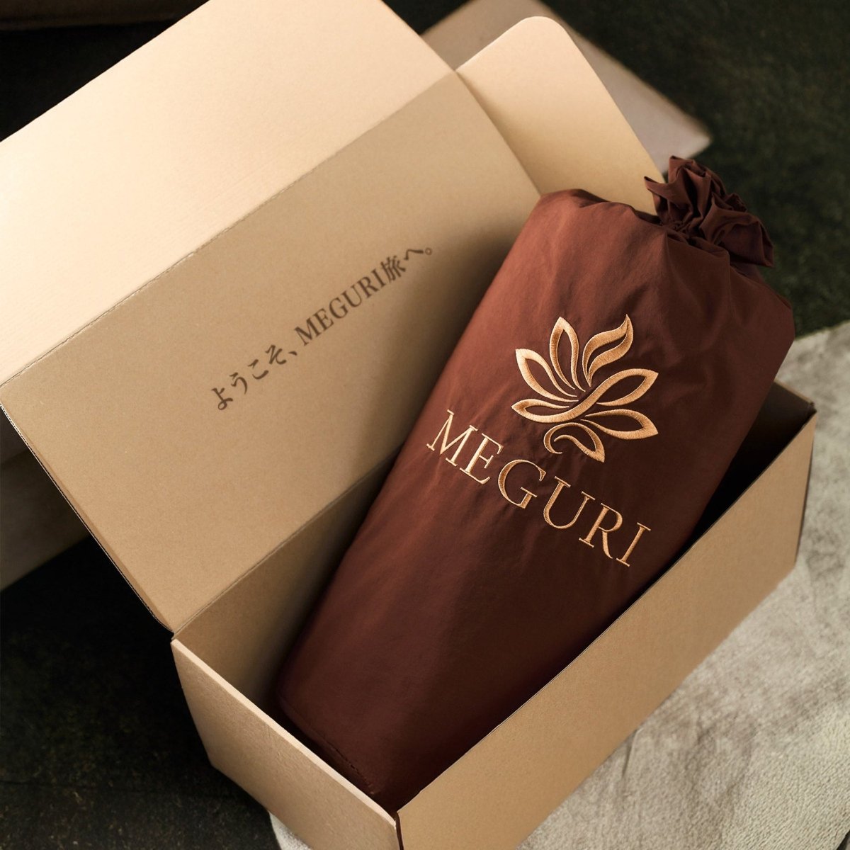 MEGURIマット& ピロー（ブラウン） インフォマ用 - MEGURI
