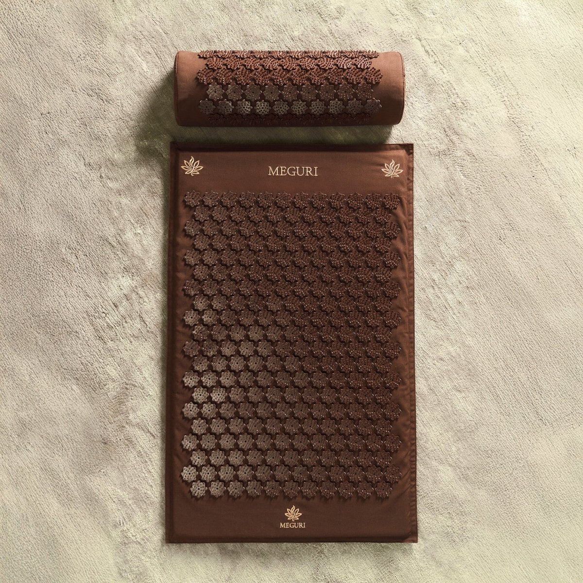 MEGURIマット& ピロー（ブラウン） インフォマ用 - MEGURI